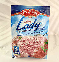 Cykoria Lody o smaku truskawkowym сухое мороженое клубничный вкус 60 g Польша