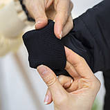 Дитячий демісезонний комбінезон Еклер Чорний з вушками Плащова тканина Розмір 56-62, фото 10