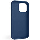 Чохол Silicone Full Cover для Apple iPhone 15 Pro Max Blue Cobalt, фото 2