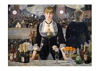 Листівка Edouard Manet - A Bar at the Folies-Bergère, 1881-1882