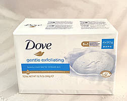 Крем мило Dove gentle exfoliating Ніжне відлущування 4х90г (360г)