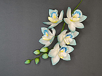 Сахарные цветы. Орхидея. Размер 7см, можно делать больше открывая лепестки