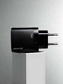 Зарядний пристрій для мережі 2USB Senteo Z-01 (PD30W+Q.C3.0)