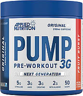 Pump 3G Pre Workout - Energy, Focus & Performance (375g - 25 Servings) (Fruit Burst)