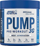 Pump 3G Pre Workout - Energy, Focus & Performance (375g - 25 Servings) (ICY Blue Raz)