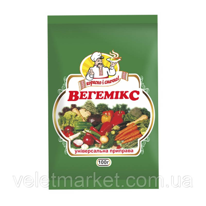 Приправа універсальна з овочів Огородник Вегемікс 100 г (4820079241106)