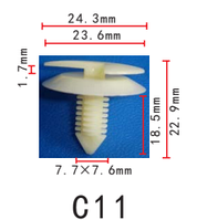 Крепление карты двери Chrysler, GM, AMC, VW, Opel, Ford, Daewoo, Chevrolet (6003349, 9685057, 4005470,