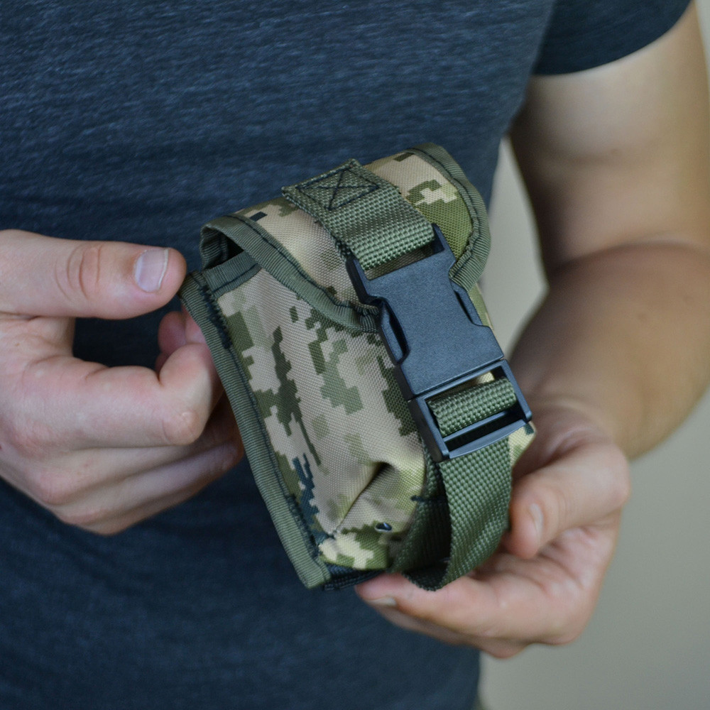 Підсумок під гранату з кордури піксель MOLLE для QN-910 гранати тактичний