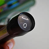 🌟Потужний ручний ліхтарик з акумулятором 2 в 1 в футлярі, фото 6