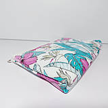 Косметички набір 3в1 силікон і шкірозамінник колір білий, фото 6