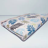 Косметички набір 3в1 силікон і шкірозамінник колір пудра, фото 6