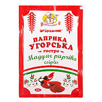 Паприка угорська червона гостра Огородник мелена 80 г (4820079241670)