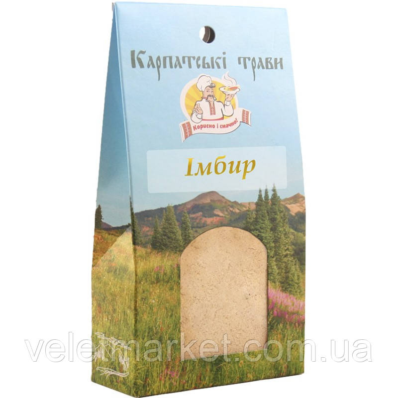 Приправа Імбир Огородник мелений 50 г (4820079242127)