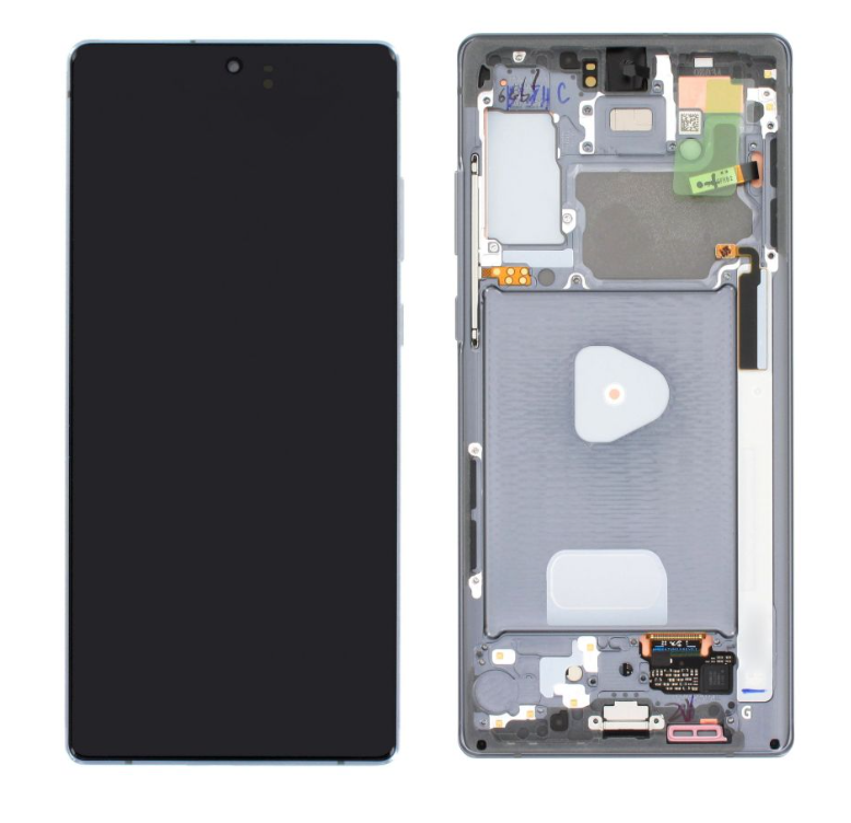 Дисплей Samsung сервісний N980/ N981 Galaxy Note 20 AURA GRAY + рамка GH82-23495A, фото 1