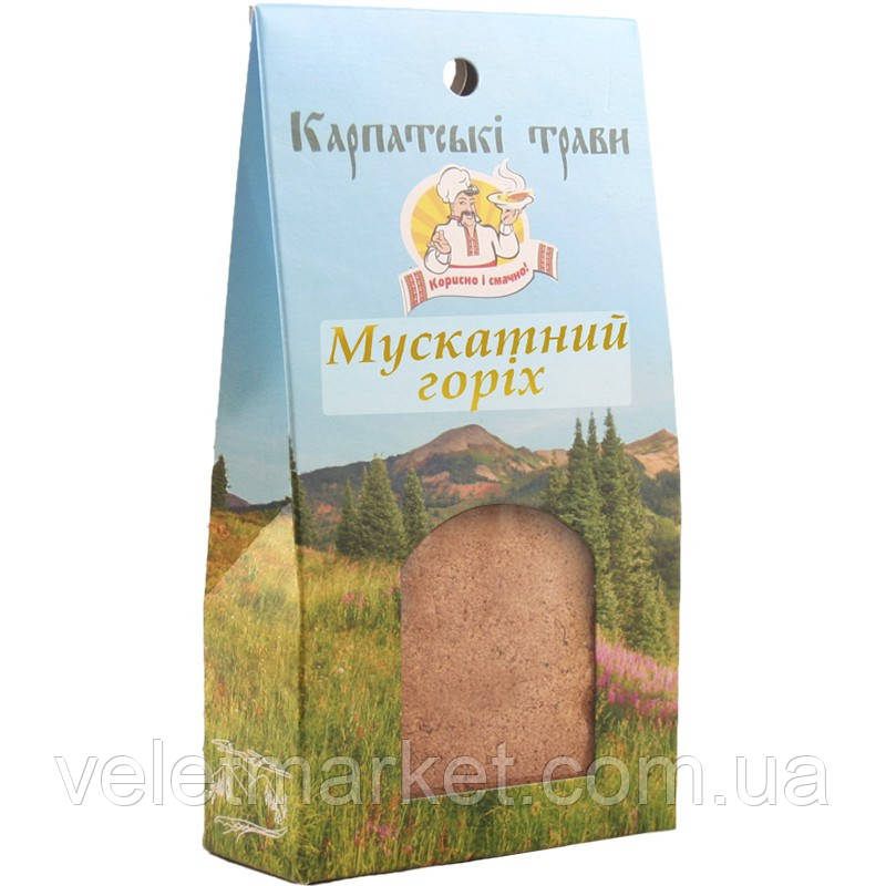 Приправа Мускатний горіх Огородник мелений 50 г (4820079242172)