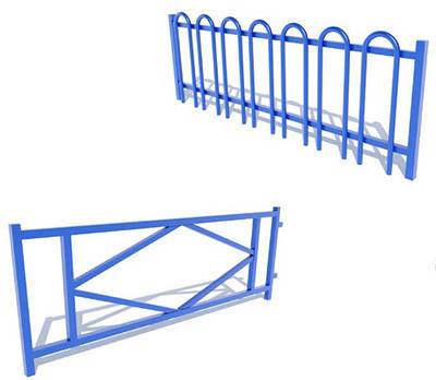 Паркани та огорожі, ворота для ігрових майданчиків