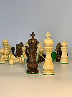 Комплект шахових фігур з дерева в коробці для зберігання, арт.809525