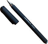 Ручка гелева Axent Delta DG2042 0.7 мм чорна, фото 2