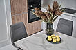 Обідній стіл керамічний TML -819 VETRO, колір вайт клауд + чорний, фото 2
