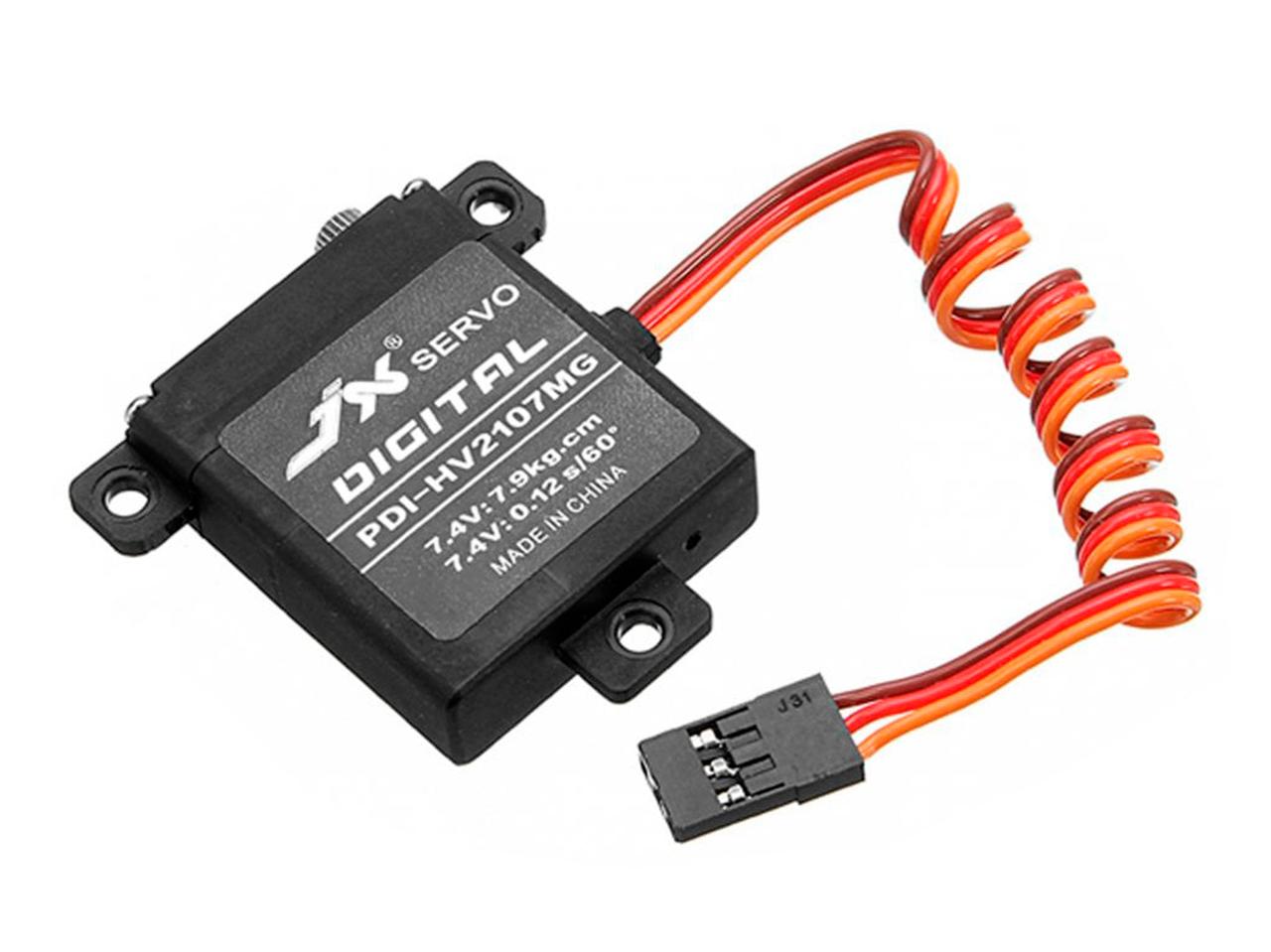 Сервомеханізм цифровий JX PDI-HV2107MG 21g/6.8kg/0.14sec (6.0В)
