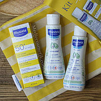 Mustela Solar Kit - сонцезахисний набір для малюків з солом’яною косметичкою