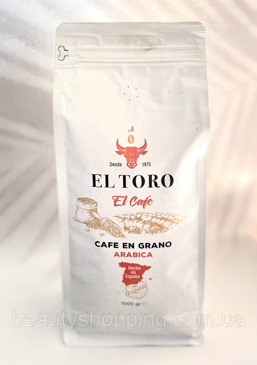El Toro el cafe Cafe En Grano Arabica кава в зернах 1kg Іспанія