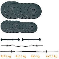 Набор штанг + гантели Newt Gym Set 2 Rock Pro 115 кг лучшая цена с быстрой доставкой по Украине