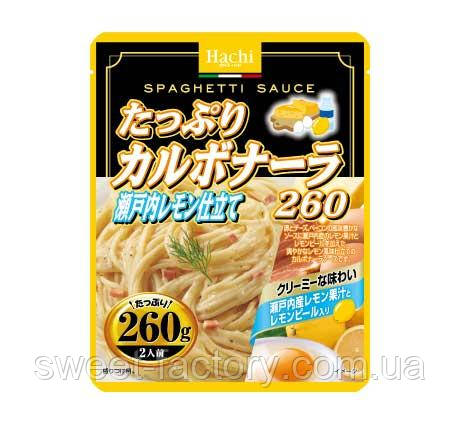 Соус Hachi Spaghetti Sause Carbonara Lemon 260g, фото 1
