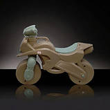 Іграшка дитяча каталка-толокар "Мотобайк" еко серія, музичний, фото 2