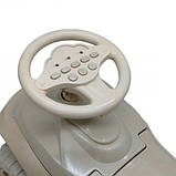 Іграшка дитяча каталка-толокар "Машинка", еко серія, музична (укр), фото 4