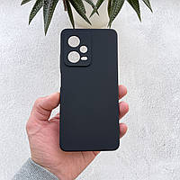 Чехол на Xiaomi Redmi Note 12 Pro 5G Silicone Case черный силиконовый (сяоми редми нот 12 про 5G ксяоми)