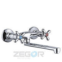 Змішувач Zegor (TROYA) кухня настіний DTZ12-В827 (TMK)