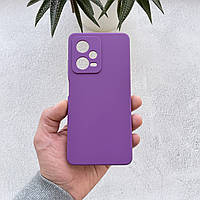 Чехол на Xiaomi Redmi Note 12 Pro 5G Silicone Case сиреневый силиконовый (сяоми редми нот 12 про 5G ксяоми)