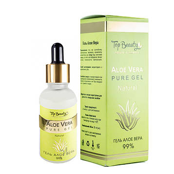Універсальний гель для обличчя та тіла Алое Вера 99% Top Beauty 30 мл
