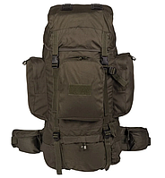 Тактический рюкзак Олива с рамой MIL-TEC 88 л, Рюкзак для военных, Прочный рюкзак DRIM