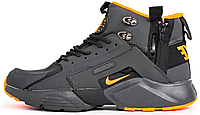 Мужские кроссовки ACRONYM x Nike Air Huarache City Mid Black Orange