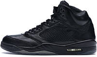 Чоловічі кросівки Nike Air Jordan 5 Retro Triple Black