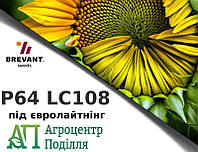 Насіння соняшнику під евролайтинг P64 LC108 / П64 ЛЦ108 від Brevant seeds / Corteva