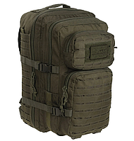Тактический рюкзак Олива MIL-TEC 36 л, Рюкзак водонепроницаемый для военных, Прочный рюкзак BIMA
