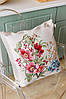 Гобеленова наволочка декоративна Квіти в рамці, фото 2