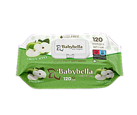 Вологі серветки Bella Baby 120шт Яблуко