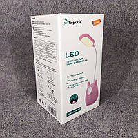 Настольная лампа TaigeXin LED TGX 792, светодиодная настольная, удобная настольная лампа. QO-516 Цвет: розовый
