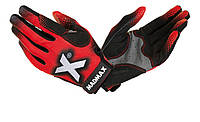 Рукавички для фітнесу MadMax MXG-101 X Gloves Black/Grey/Red S лучшая цена с быстрой доставкой по Украине