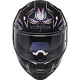 Мотошолом LS2 FF811 Vector II Tropical Black White, фото 2