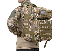 Тактический рюкзак Мультикам 45 л, рюкзак для военных, прочный рюкзак, рюкзак военный DRIM