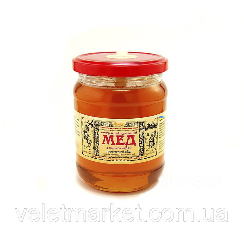 Мед Травневий збір Мед Карпат 350г (4820199250170)