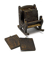 Кресло деревянный подстаканник