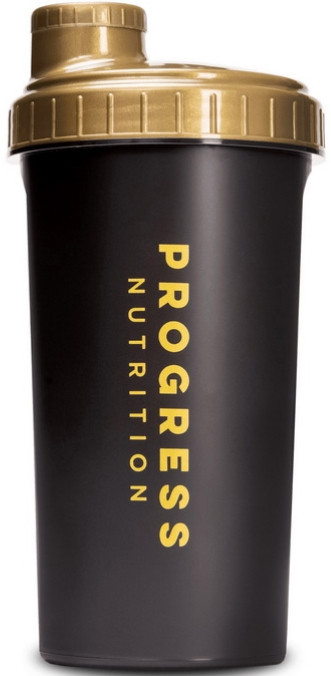 Шейкер Progress Nutrition Shaker 700 ml чорний з золотом, фото 1