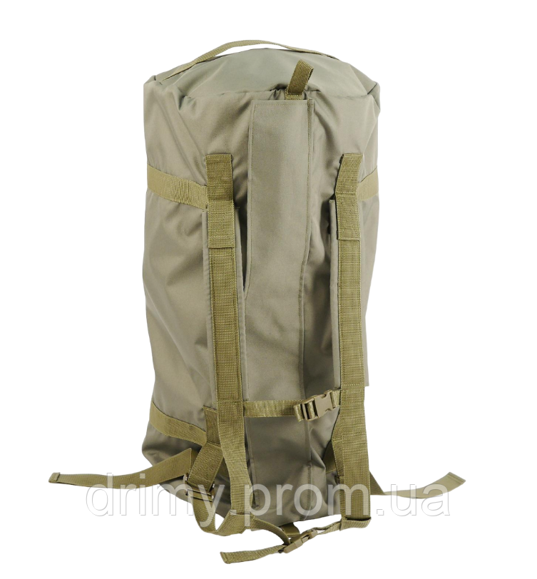 Тактична Сумка-баул 80 л Олива, Місткий баул для військових, Міцний армійський рюкзак DRIM