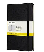 Moleskine, блокнот классический, 11,5х18 см, сетка, черный